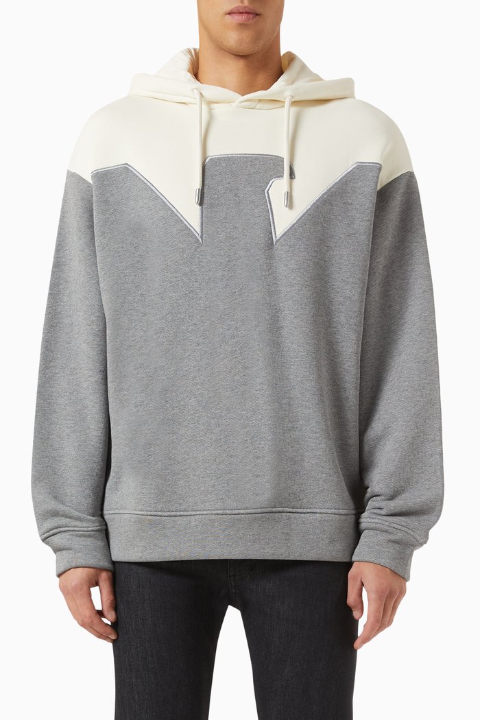 

Oversized Hoodie in Fleece, Grey