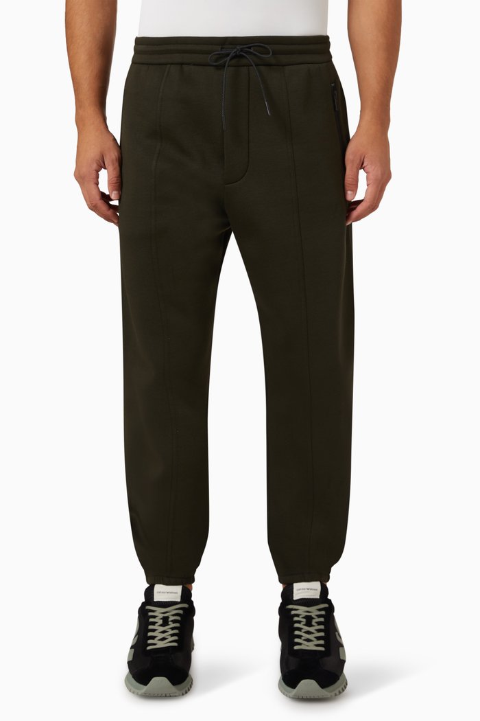 Waves Sweatpants in Cotton-blend, Green