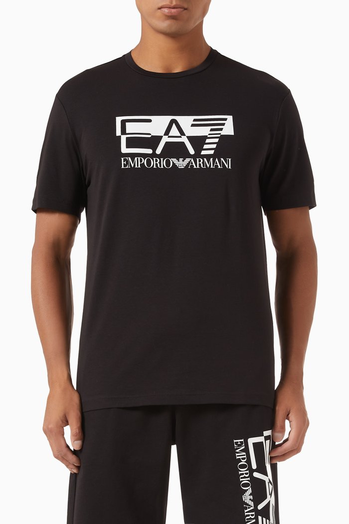 

Logo T-shirt in Cotton Jesey, Black