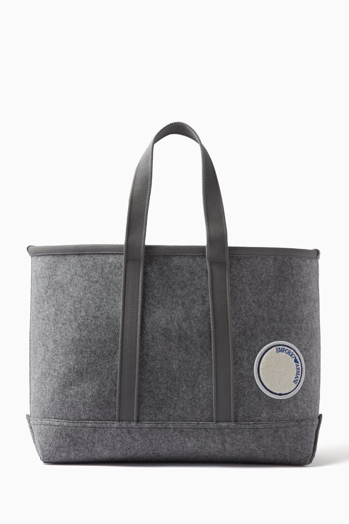 

Sustainable Capsule Collection Tote Bag in Felt, Grey