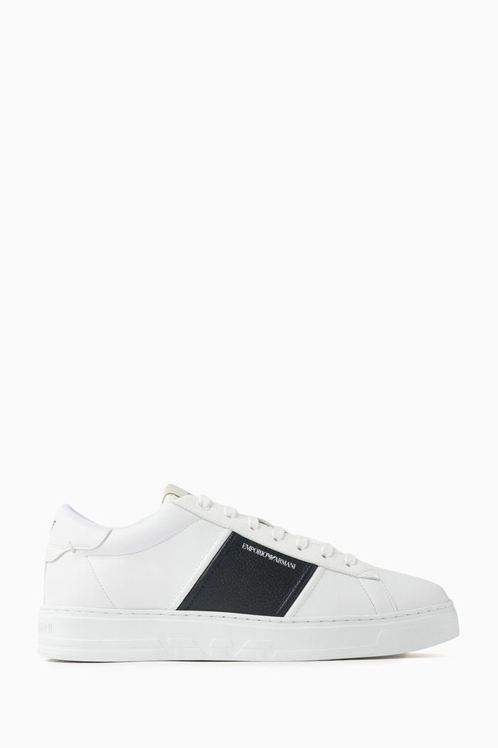 

Sneakers in Leather, Blue