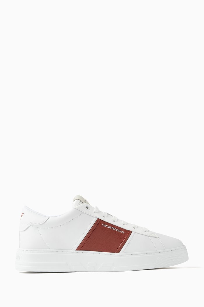 

Sneakers in Leather, Red