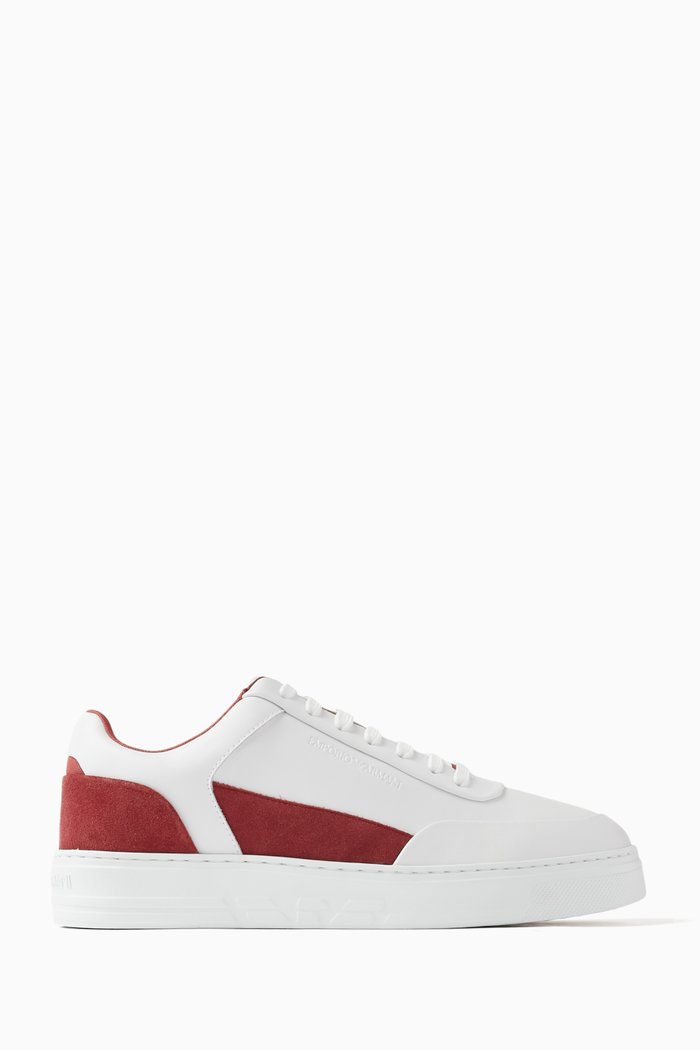 

Sneakers in Leather, Red