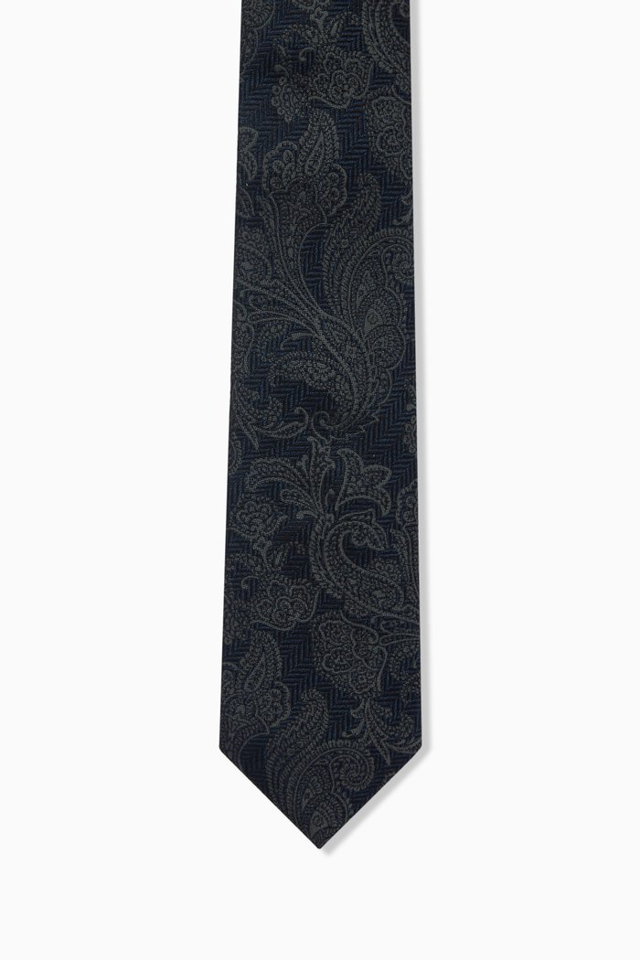 

Paisley Tie in Silk, Blue