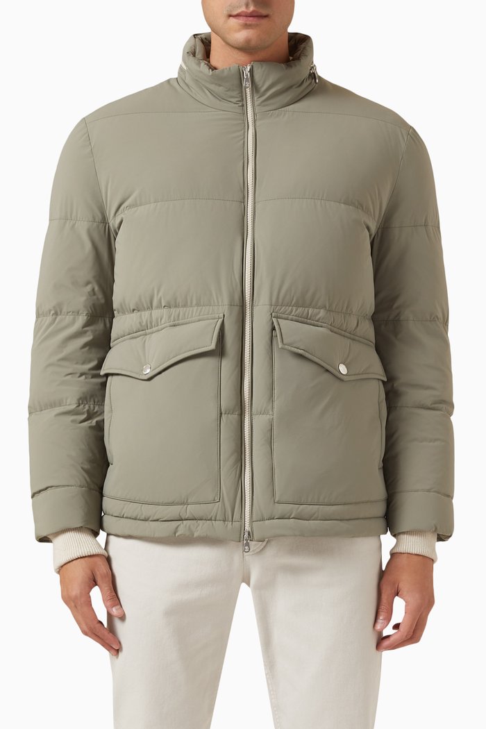 

Padded Jacket in Nylon-blend, Green
