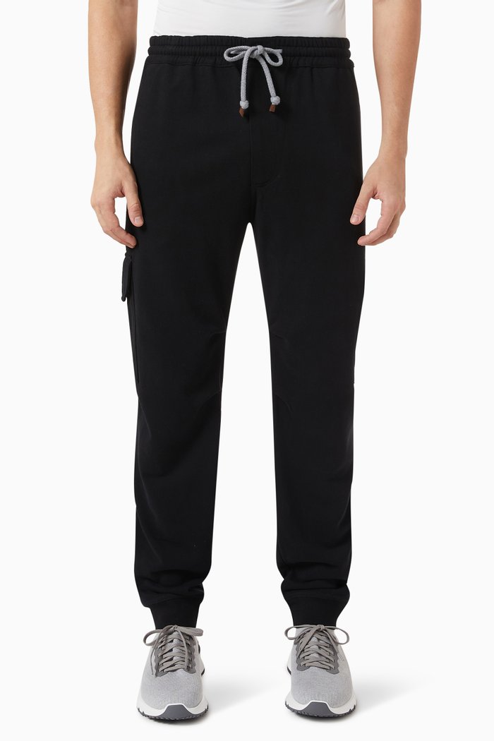 

Sweatpants in Cotton Terry, Black