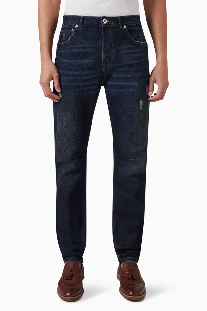 

Leisure-fit Jeans in Denim, Blue