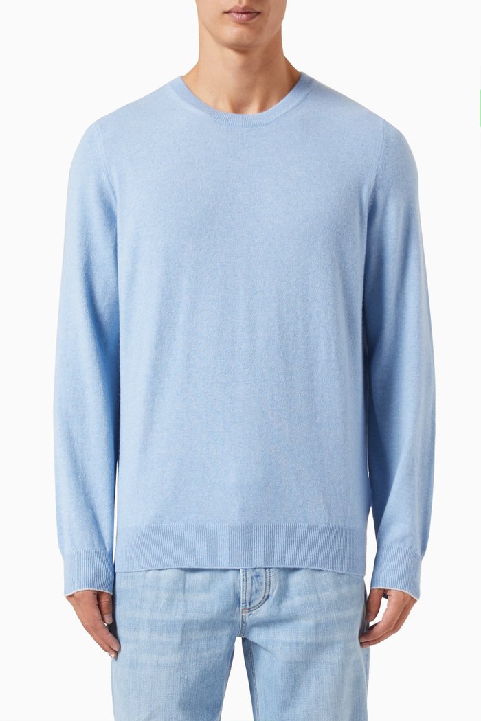 

Sweater in Cashmere, Blue