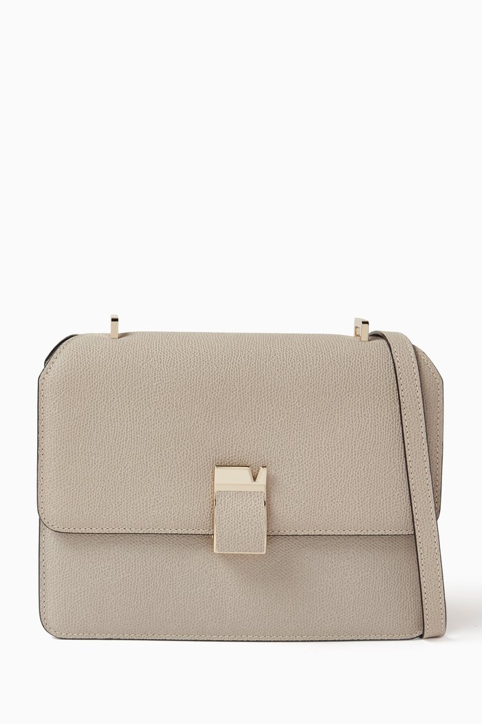 

Medium NoLo Crossbody Bag in Millepunte Calfskin Leather, Neutral