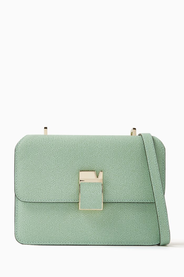

Mini Nolo Crossbody Bag in Millepunte Calfskin Leather, Blue