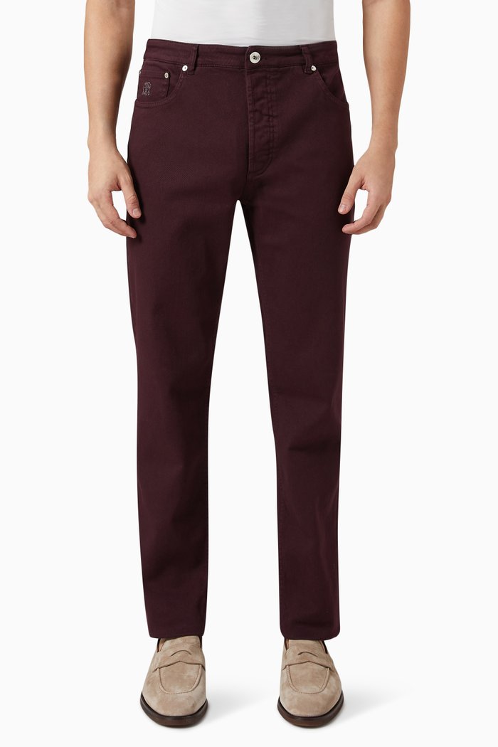 

Dyed Jeans in Denim, Purple