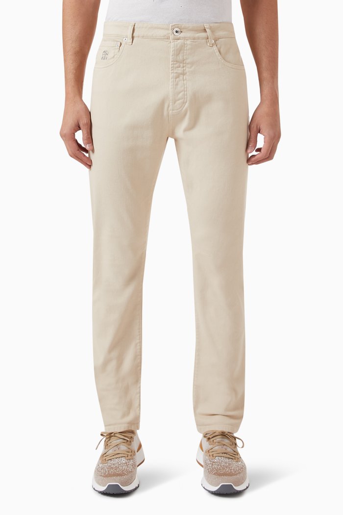 

Leisure-fit Jeans in Denim, Neutral