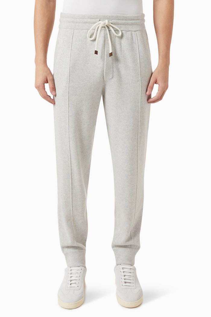 

Tapered Sweatpants in Cashmere, Grey