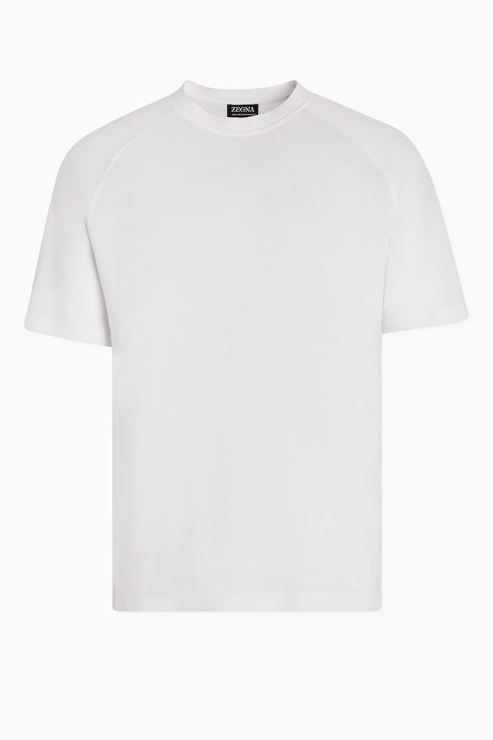 

T-shirt in High-performance Wool, White