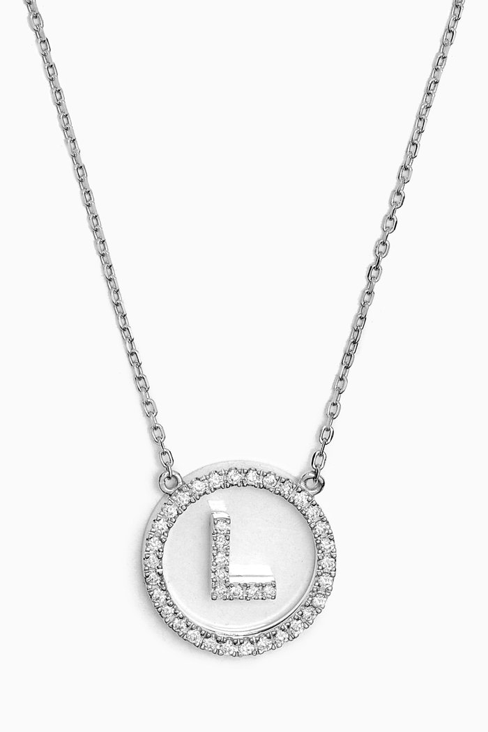 

A2Z Diamond Necklace in 18kt White Gold