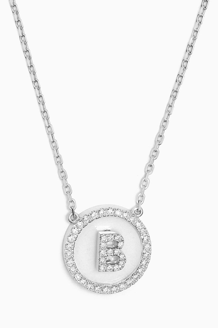 

A2Z Diamond Necklace in 18kt White Gold