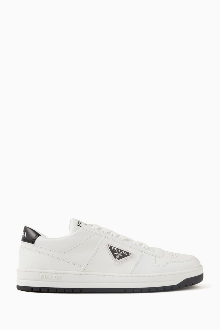 

Downtown Low-top Sneakers in Leather, Black