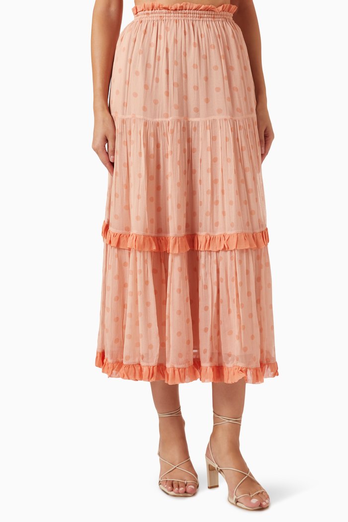 

Amica Midi Skirt, Orange