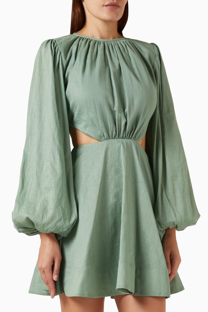 

Solvana Mini Dress, Green