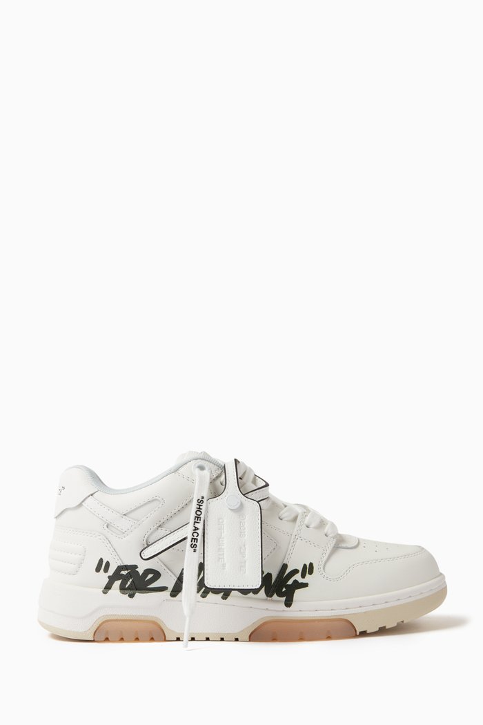 

Out of Office 'For Walking' Low-top Sneakers in Leather, White