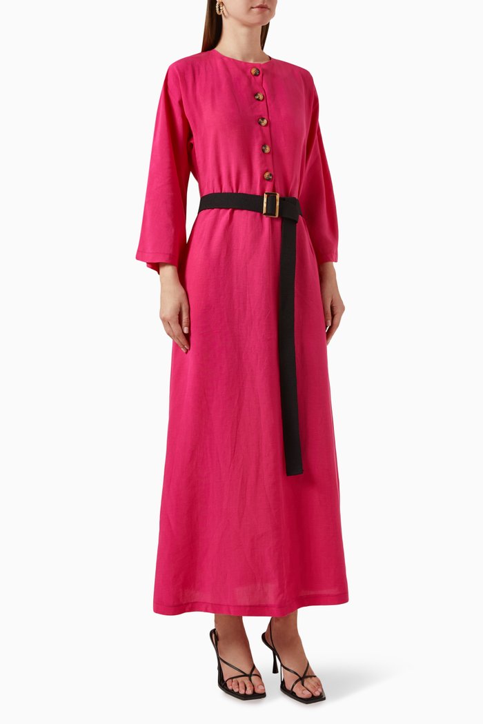 

Belted Dress, Pink