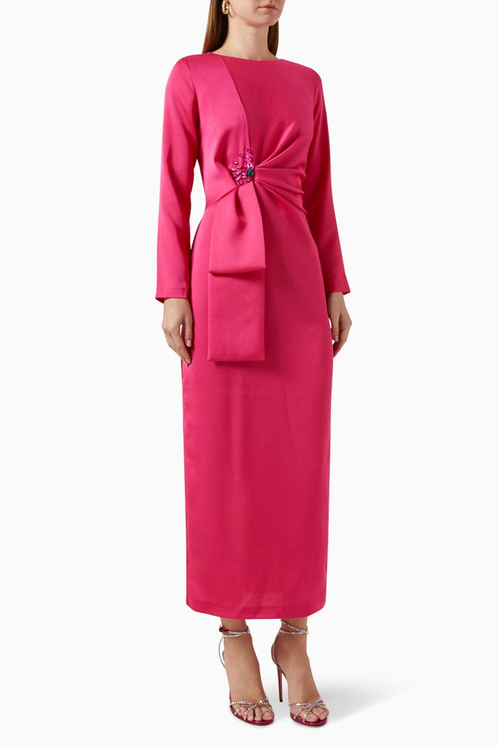 

Crystal-embellished Dress, Pink