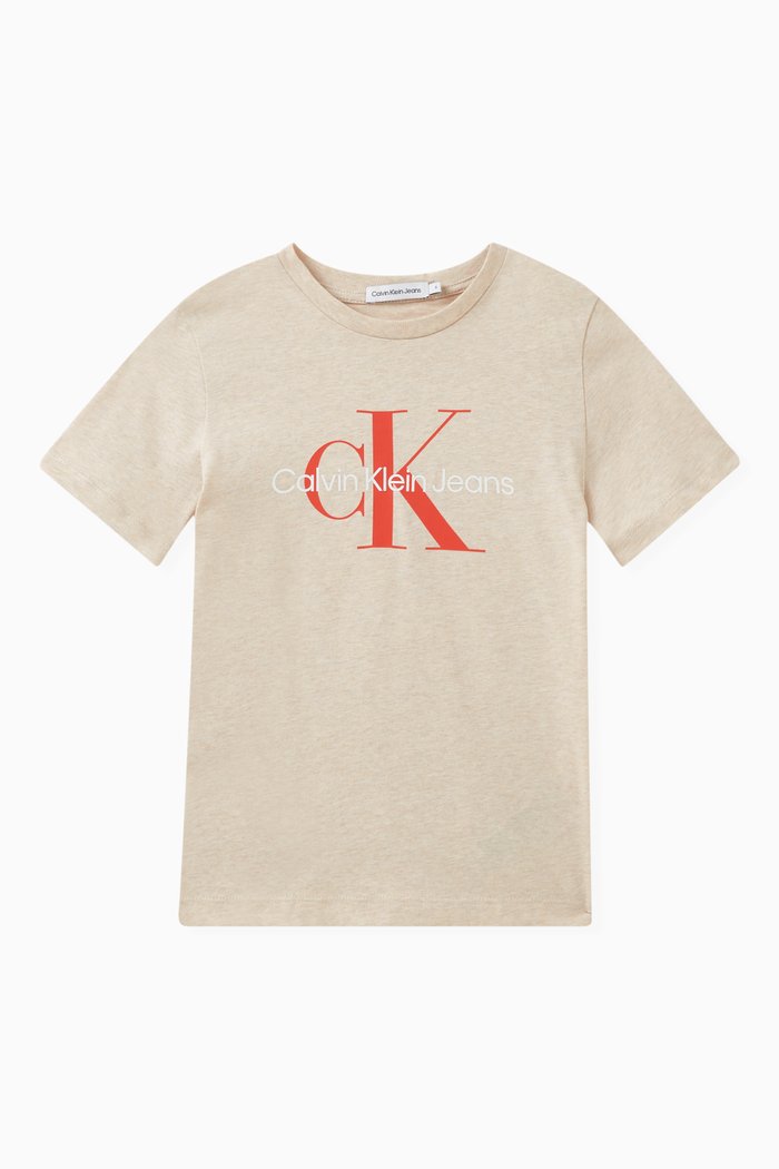 

Logo-print T-shirt in Cotton, Neutral