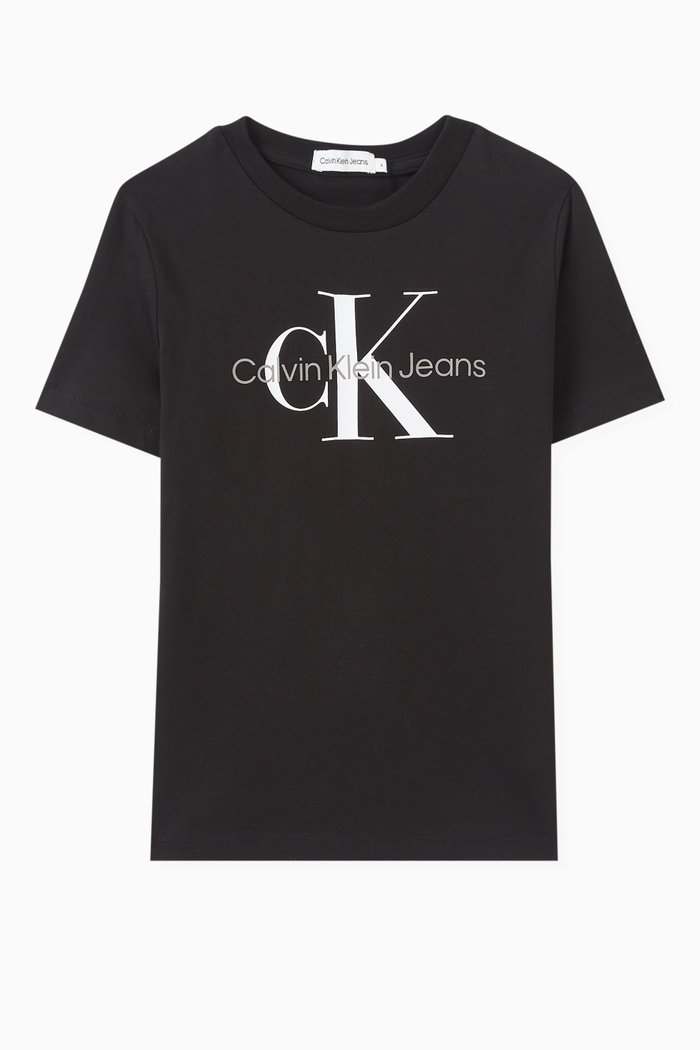 

Logo-print T-shirt in Cotton, Black