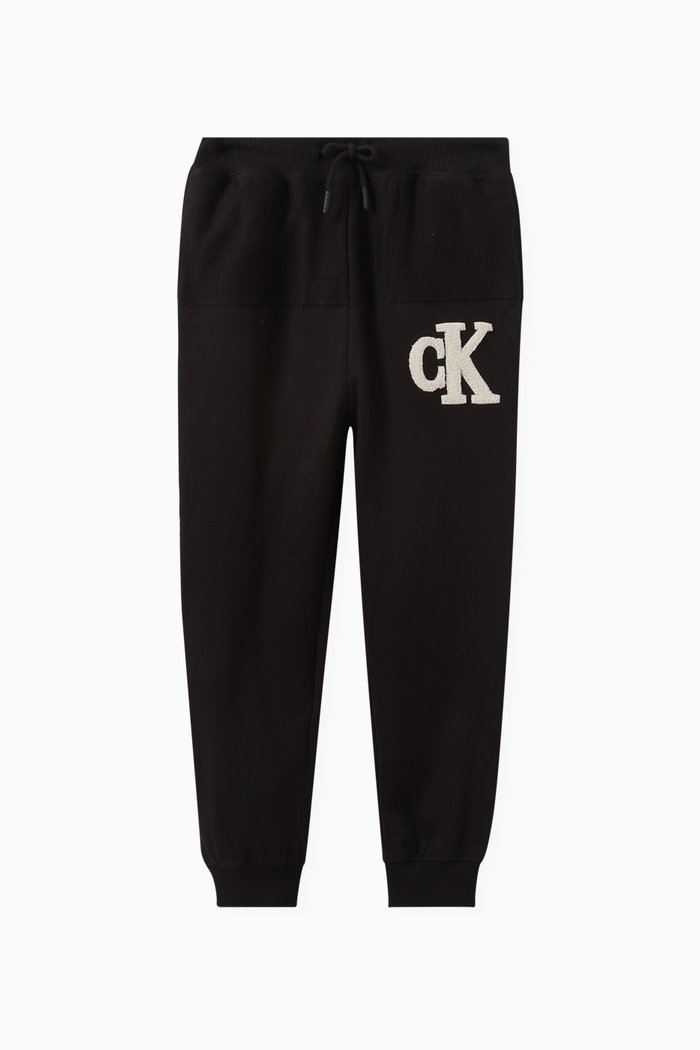 

Logo-patch Sweatpants in Cotton, Black