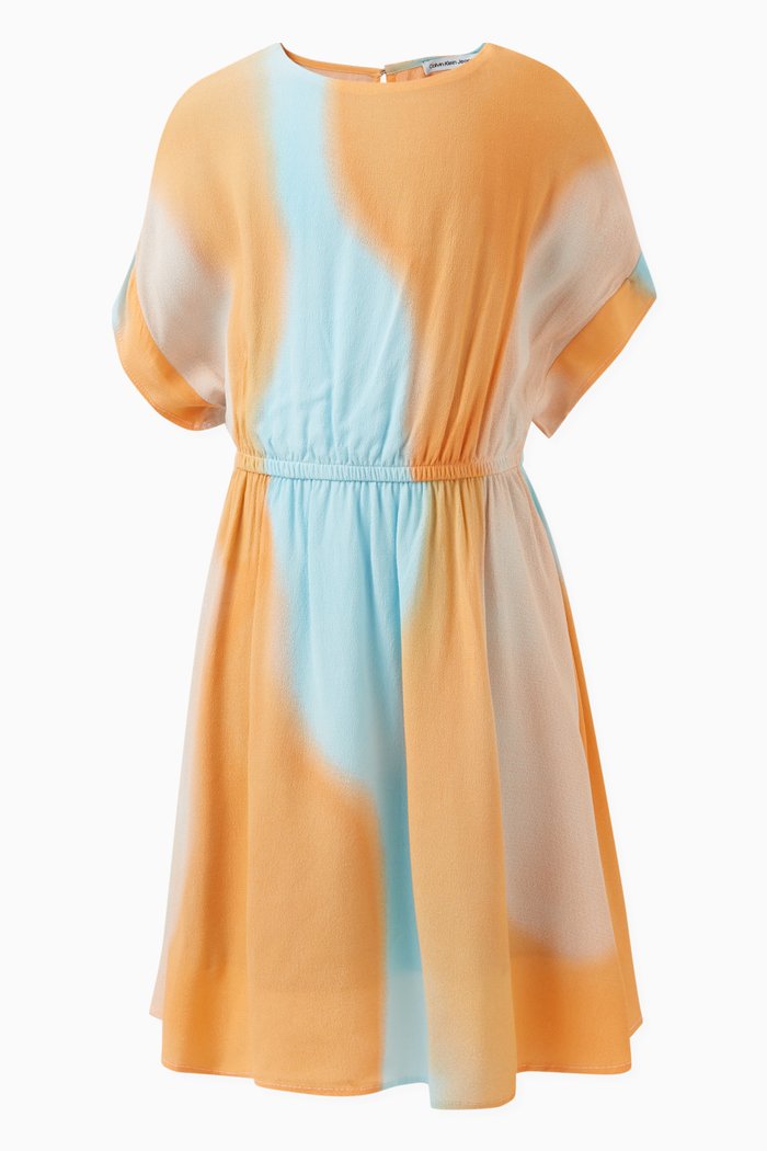 

Summer Woven Dress in Viscose, Multicolour