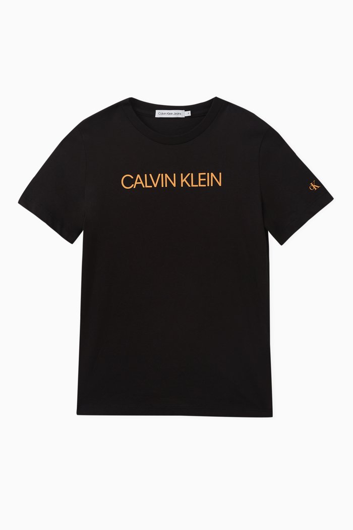 

Logo-print T-shirt in Cotton, Black