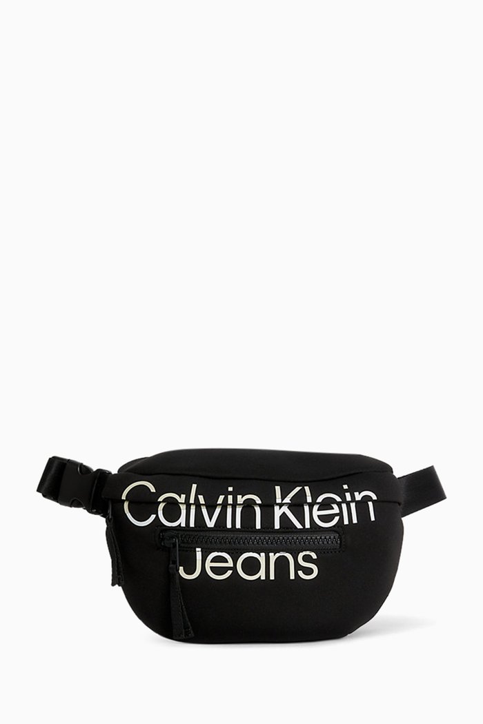 

Logo Belt Bag in Recycled Fabric, Black