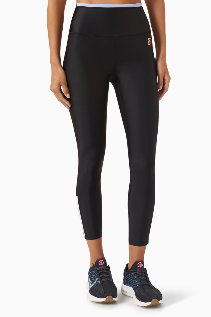 

Steady Run Leggings in Recycled-polyester, Black