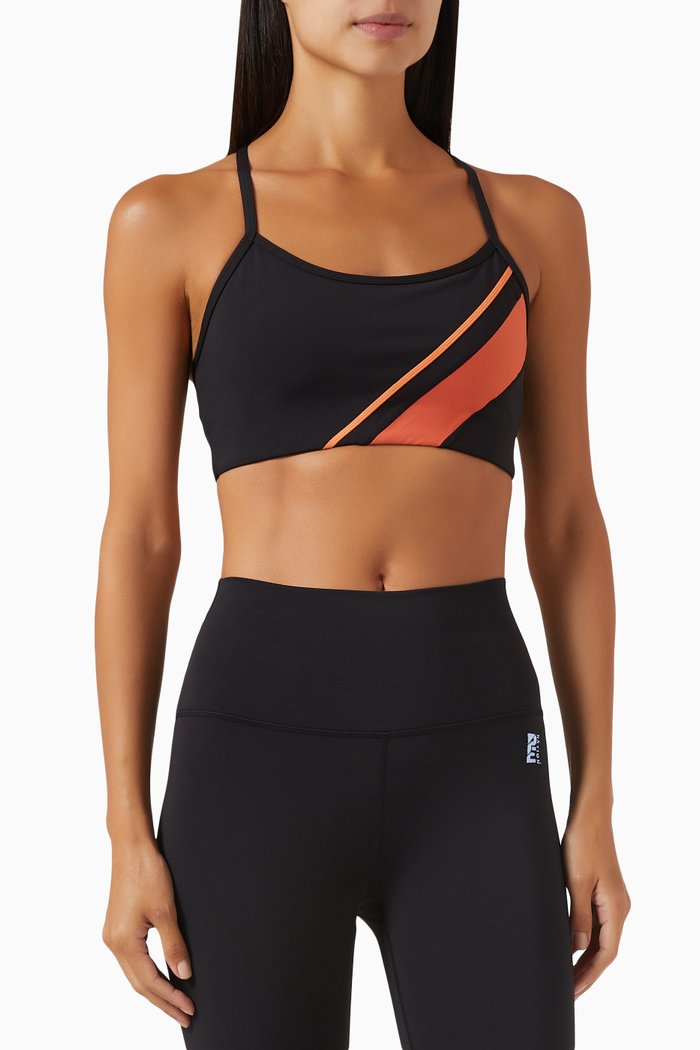 

Fortify Sports Bra in Recycled-polyester, Black