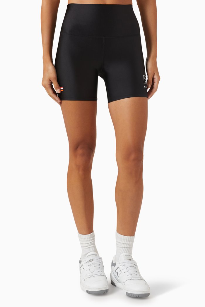 

Long Range Bike Shorts in Recycled-blend, Black