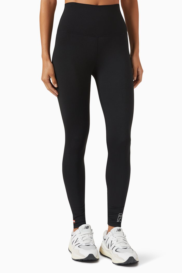 

Long Range Leggings in Recycled-polyester, Black
