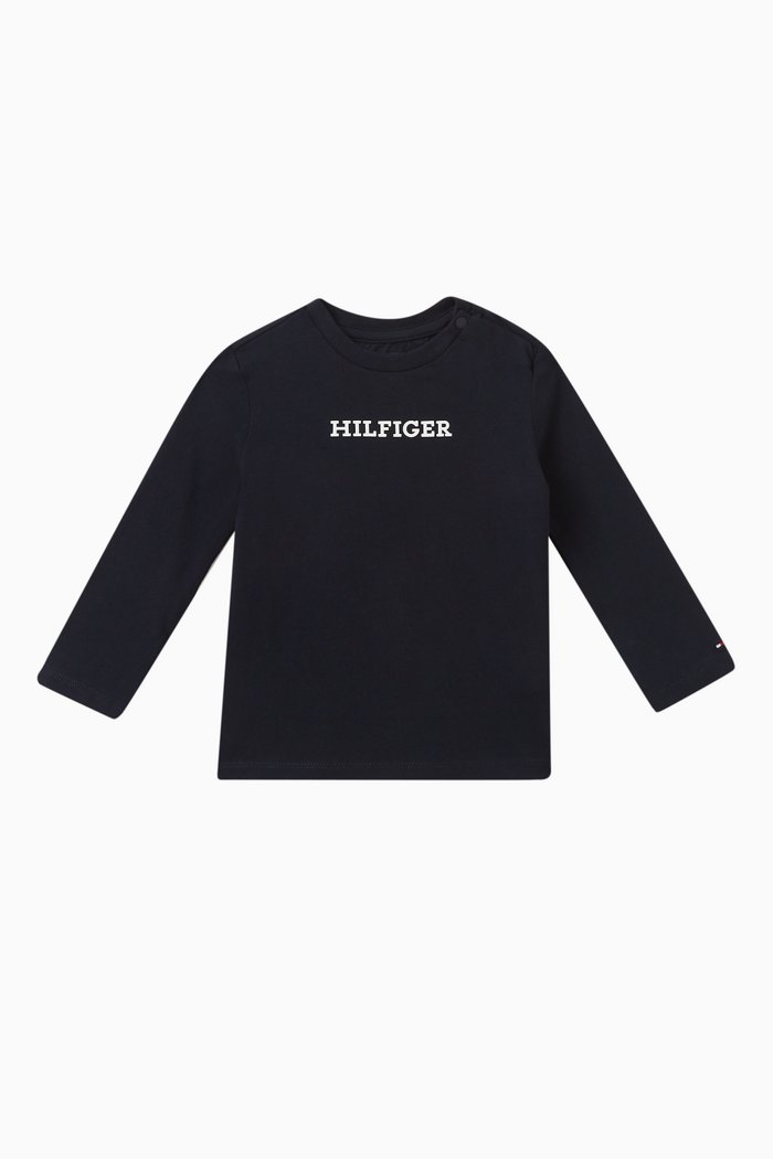 

Logo-detail T-shirt in Cotton, Blue