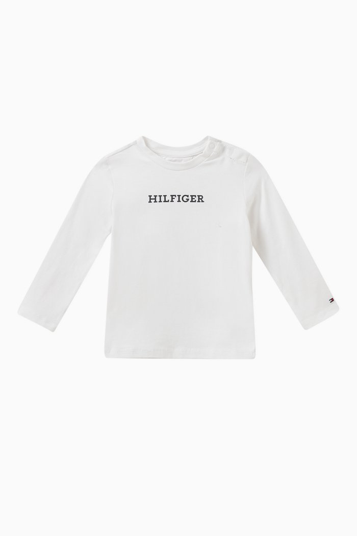 

Logo-detail T-shirt in Cotton, White