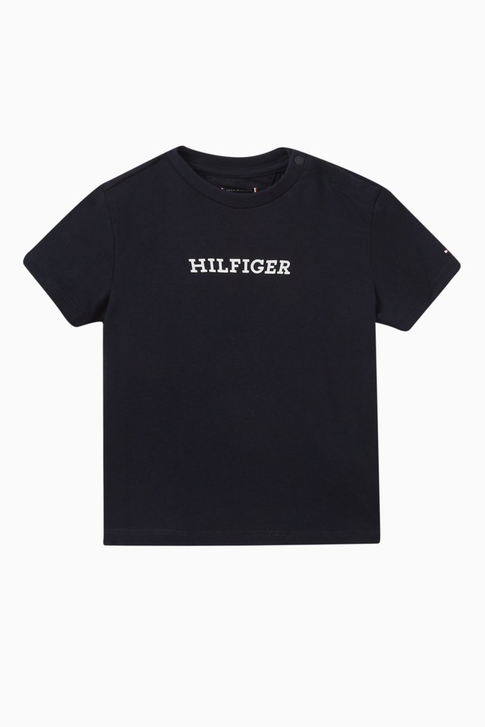 

Logo-detail T-shirt in Cotton, Blue
