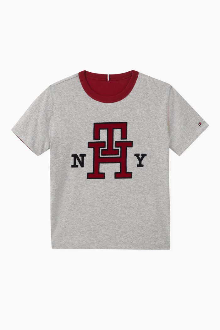 

Reversible Logo T-shirt in Cotton, Grey
