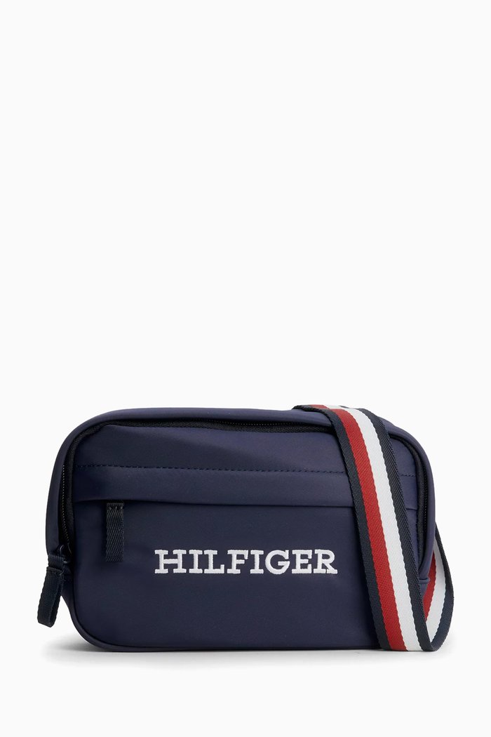 

Signature Reporter Bag in Recycled Nylon, Blue