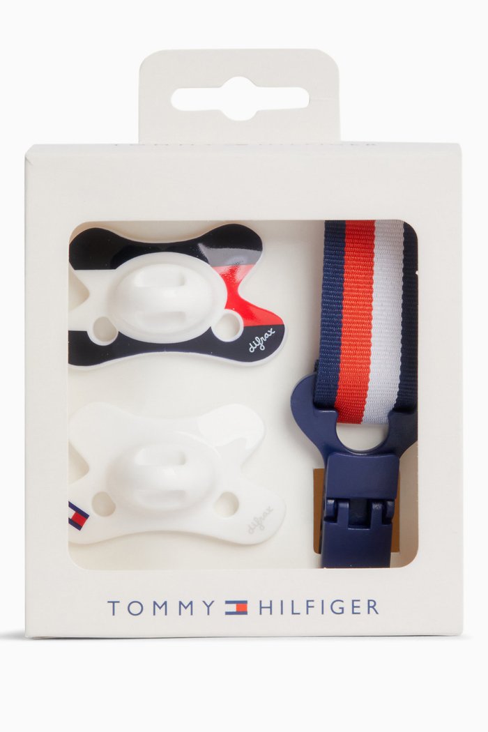 

Logo Print Clip & Dummy Set, White