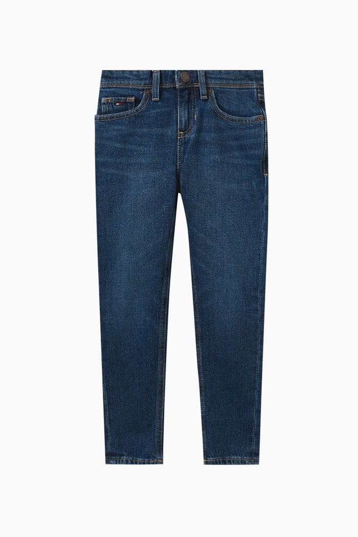 Scanton Y Slim Jeans in Cotton-blend, Blue