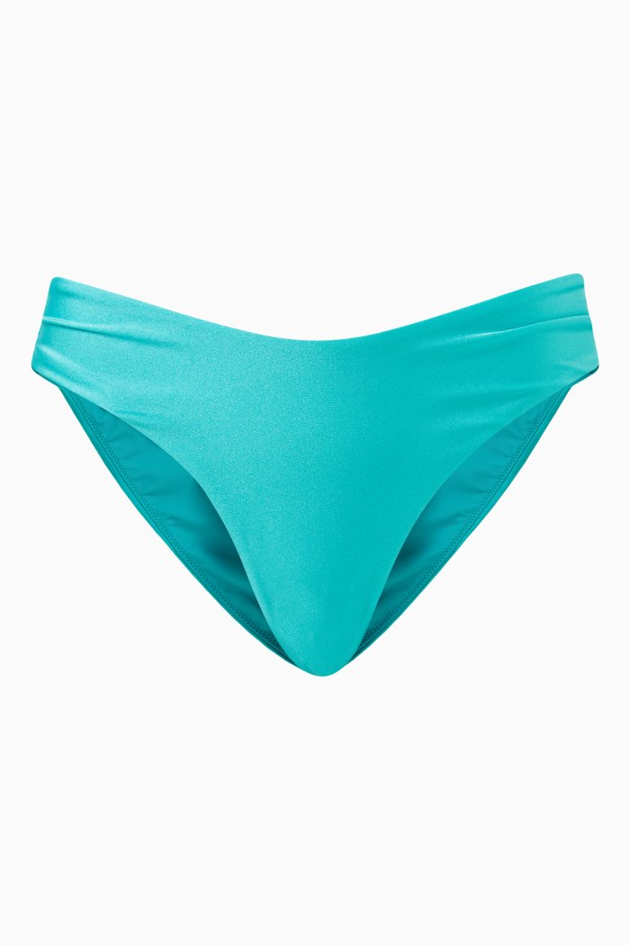 

Serita Bikini Bottom in Satin, Blue