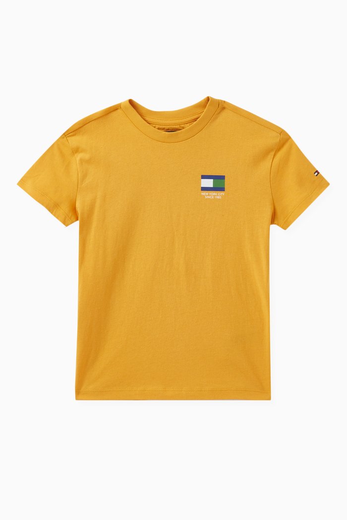 

Graphic T-shirt in Cotton, Orange