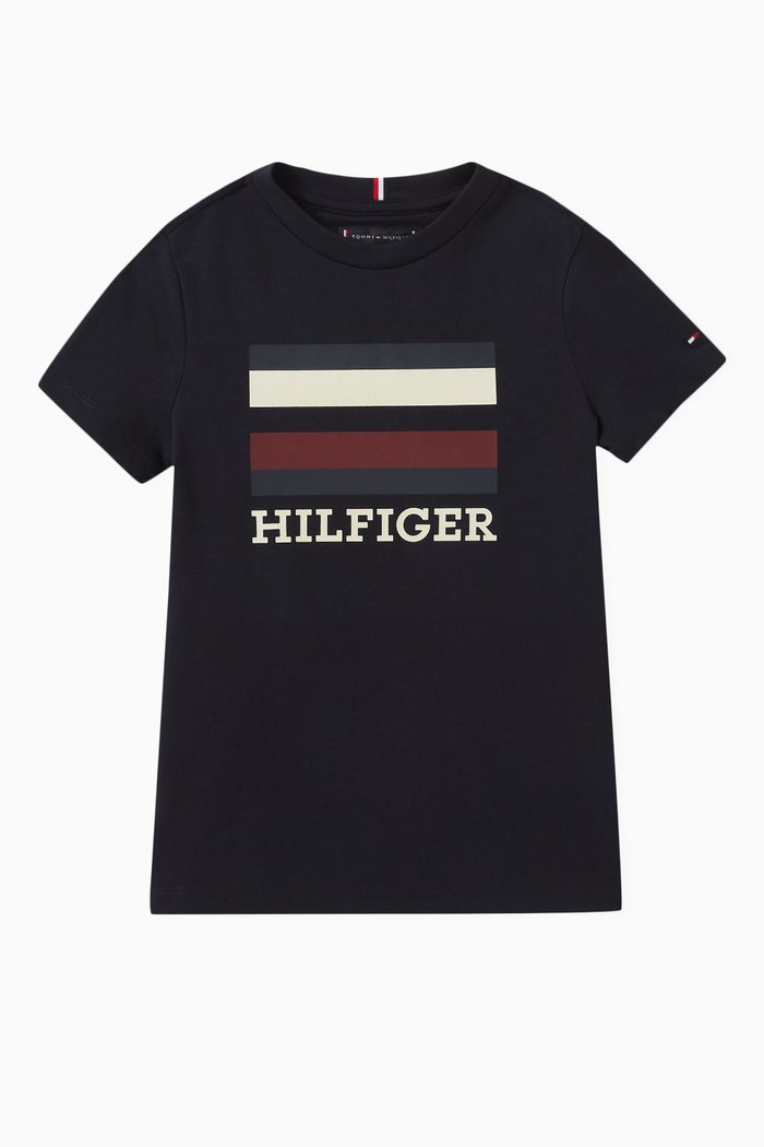 

Logo-print T-shirt in Cotton, Blue