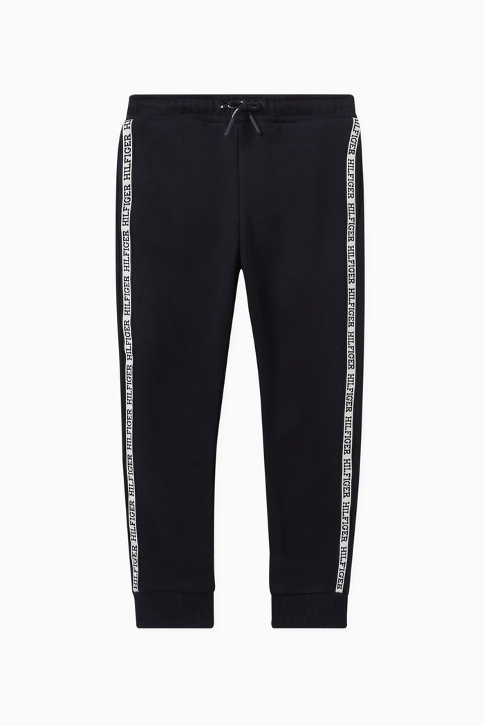 

Logo-tape Sweatpants in Cotton, Blue