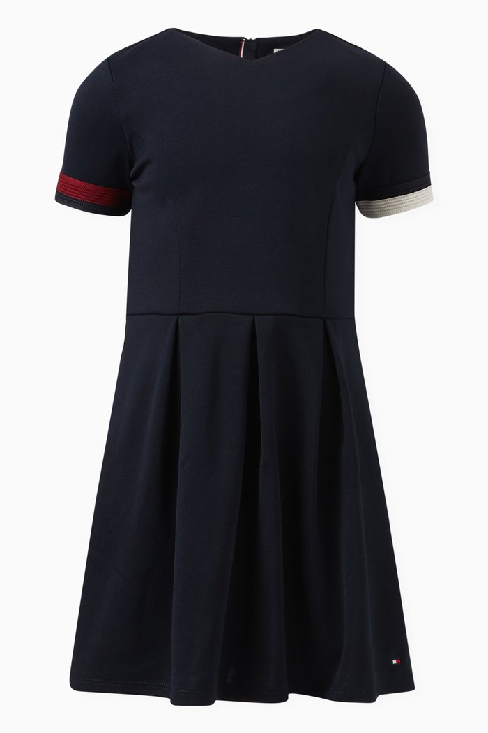 

Pleated Dress, Blue
