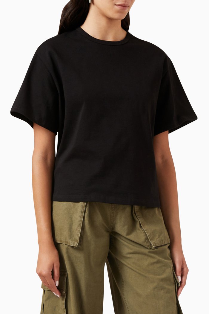 

Circle Back T-shirt in Jersey, Black