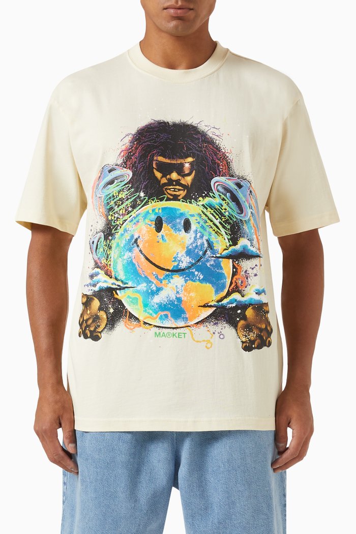 

Smiley® Funkadelic P Funk Smiley® T-shirt in Cotton-jersey, Neutral
